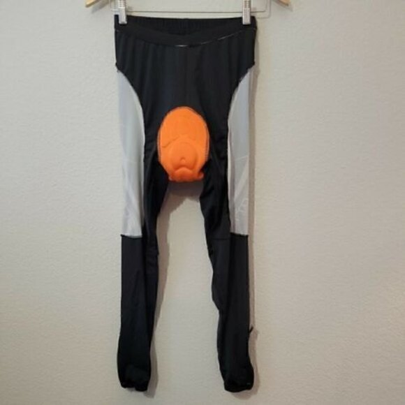 SCOTT Cycling Womens Padded Tights Zipper Ankle Made In Italy Size Large‍‍‍﻿﻿﻿﻿﻿ - Picture 9 of 12